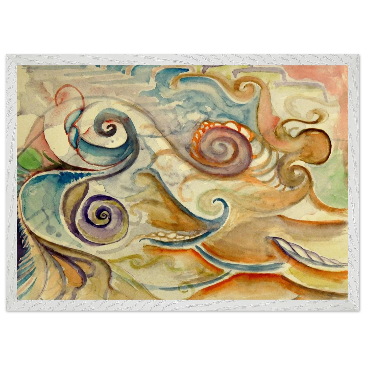 Walter Inglis Anderson - Walter Anderson Wall art - A3 (29.7 x 42  cm) - Premium Wooden Framed Poster With Fine Art Paper - White frame