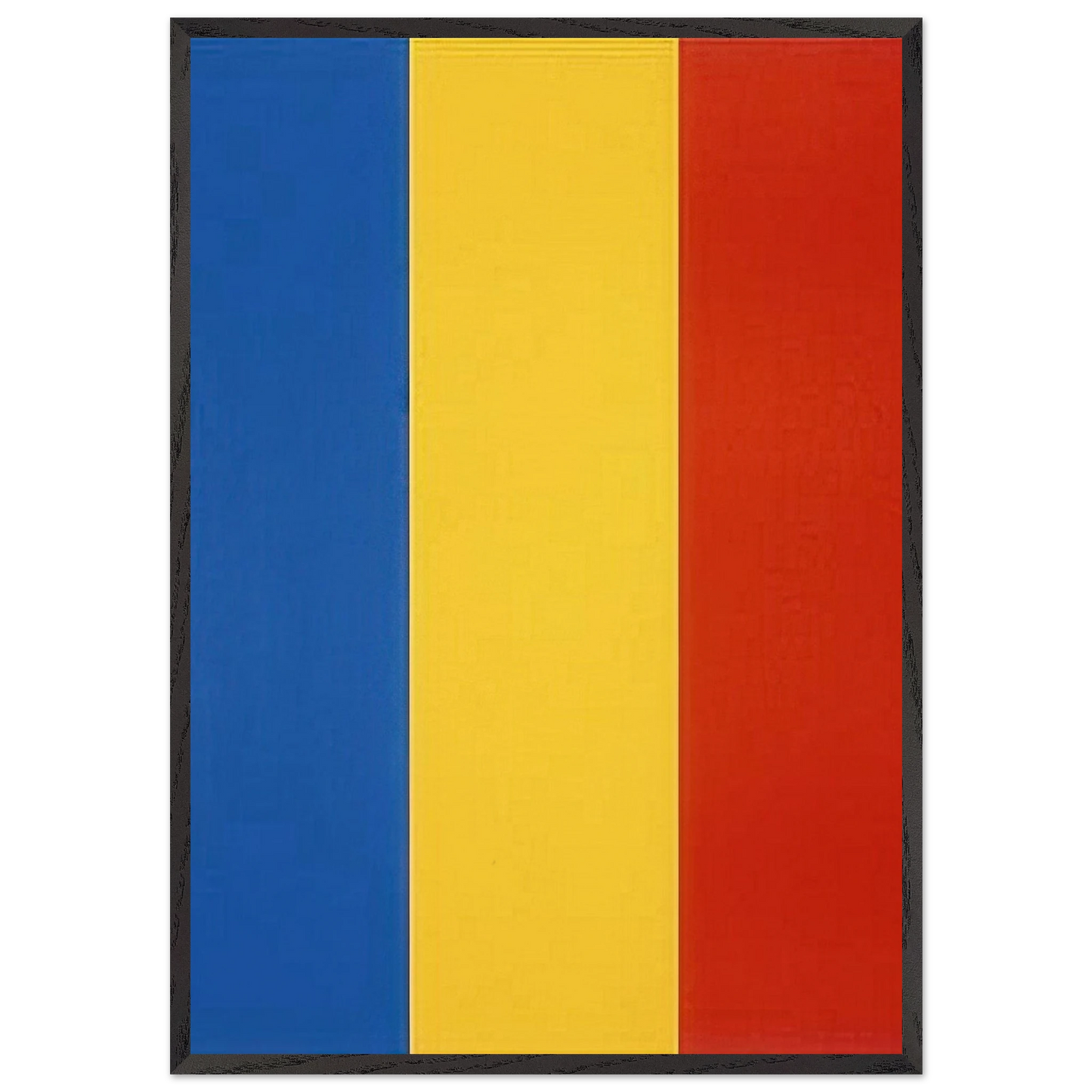 Blue Yellow Red - Ellsworth Kelly Framed Art Print – Black Wooden Frame - Default Title - -Framed Art Print