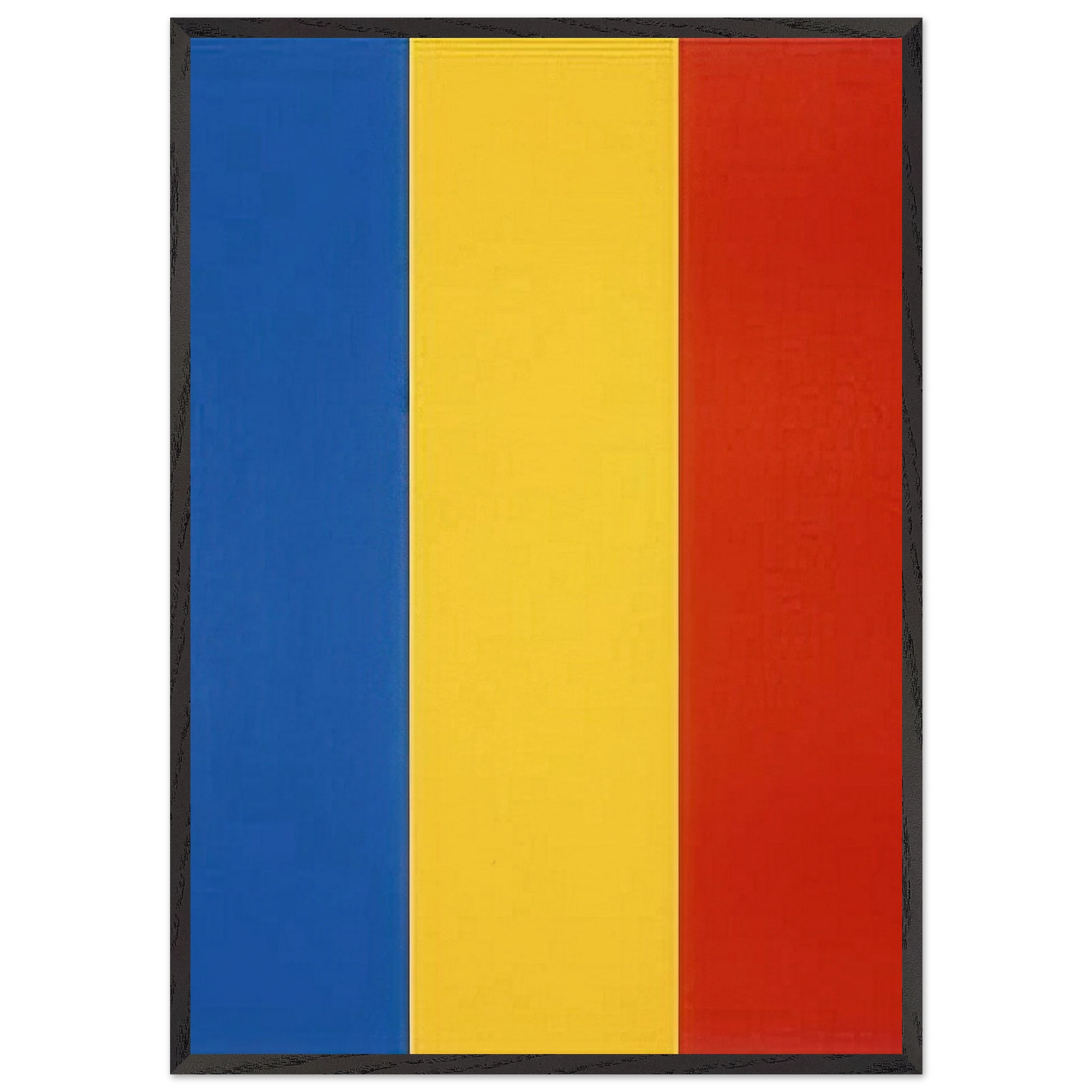 Blue Yellow Red - Ellsworth Kelly Framed Art Print – Black Wooden Frame - Default Title - -Framed Art Print