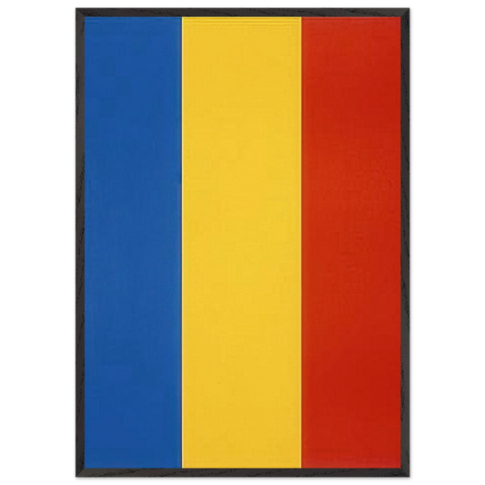 Blue Yellow Red - Ellsworth Kelly Framed Art Print – Black Wooden Frame - Default Title - -Framed Art Print