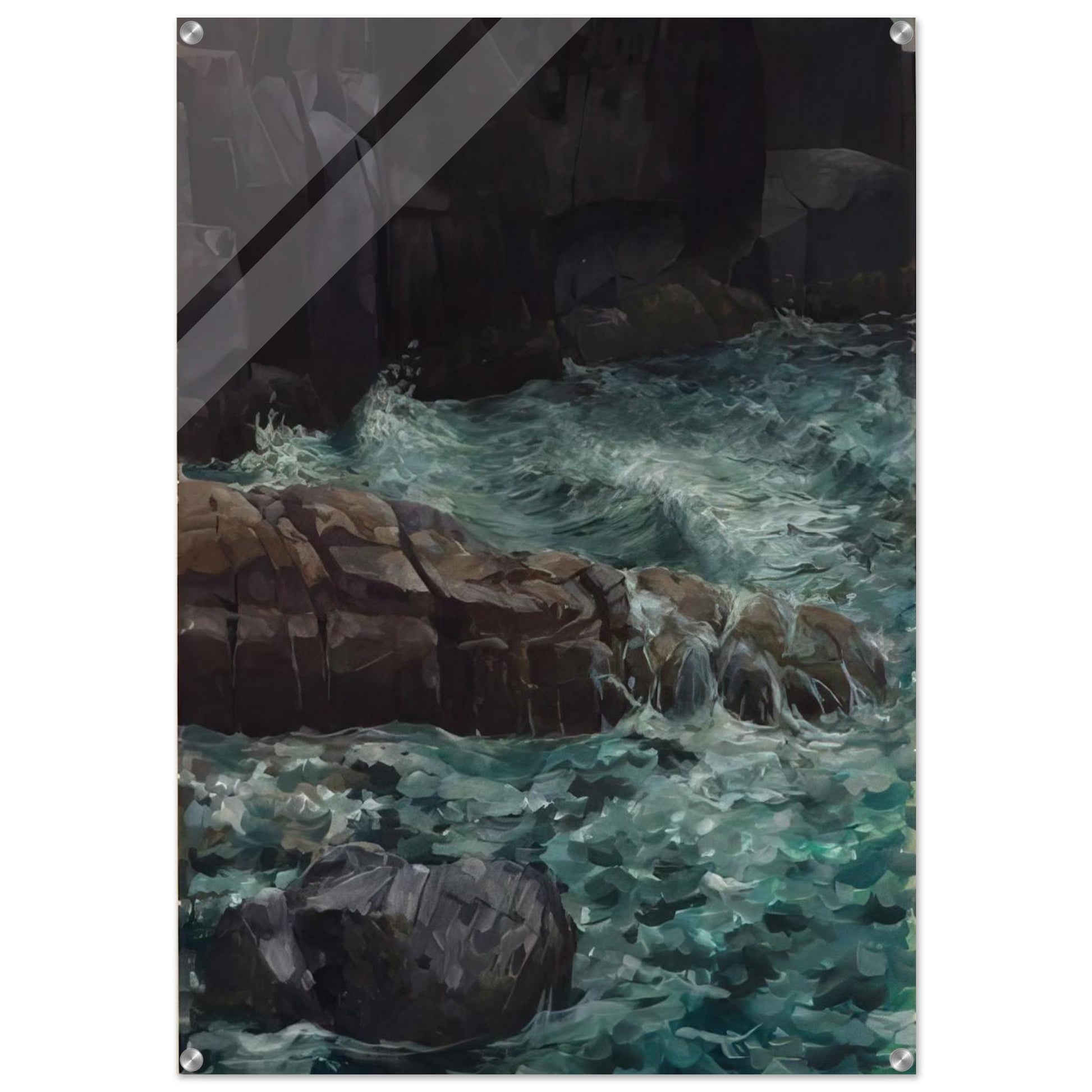 MAINE COAST - Ivan Albright Acrylic Print - 70x100 cm / 28x40″ inches | Ivan Albright Wall Art | Ivan Albright Prints