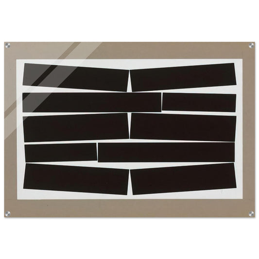 Metaesquema Dois brancos - 1958 - Helio Oiticica Acrylic Print - 70x100 cm / 28x40″ inches