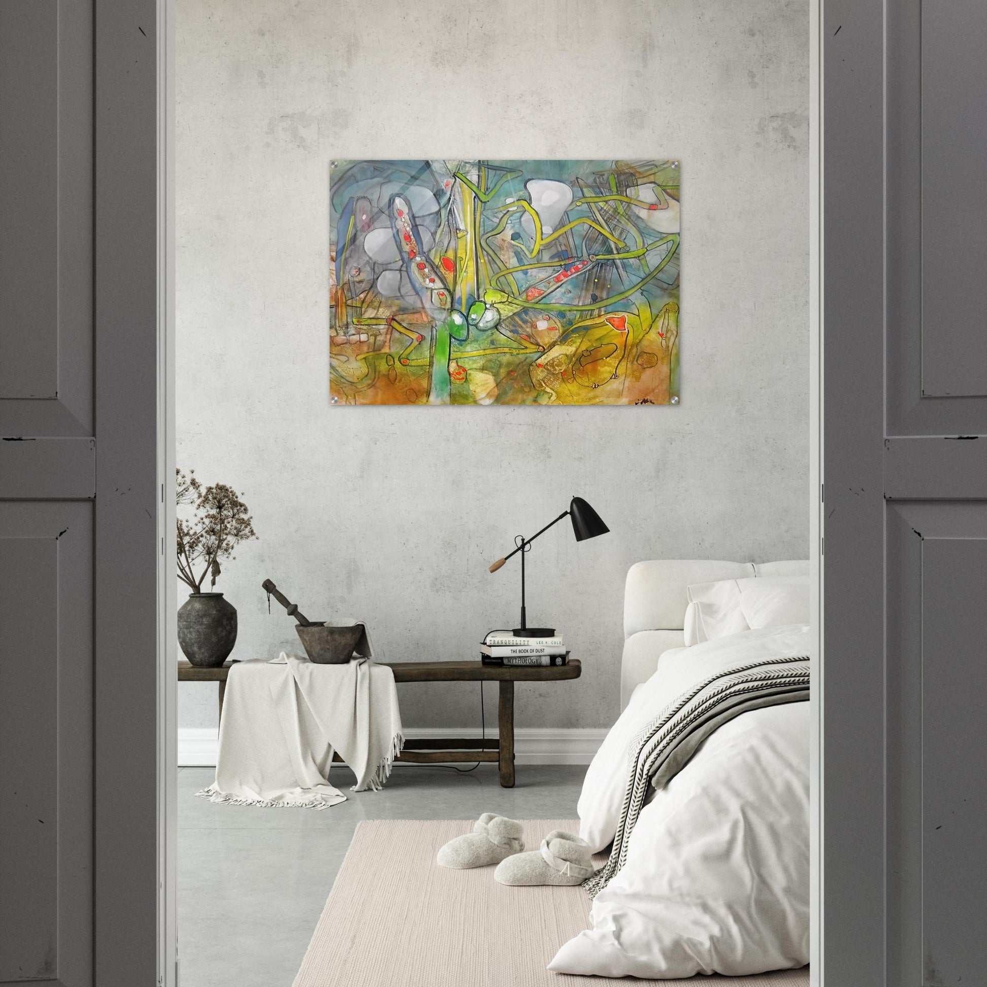 ATLAS DE MEDICATION - Roberto Matta Acrylic Print - 70x100 cm / 28x40″ inches | Roberto Matta Wall Art | Roberto Matta Prints