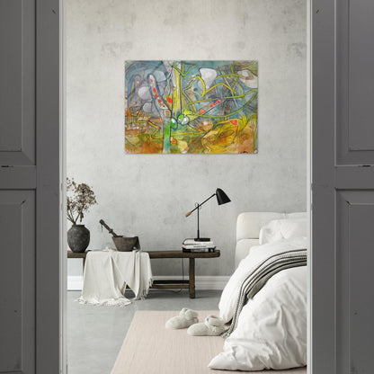 ATLAS DE MEDICATION - Roberto Matta Acrylic Print - 70x100 cm / 28x40″ inches | Roberto Matta Wall Art | Roberto Matta Prints