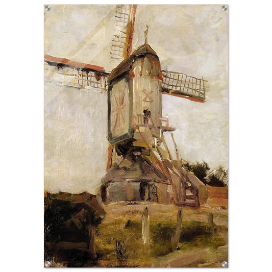 Mill of Heeswijk Sun - Piet Mondrian Acrylic Print - 70x100 cm / 28x40″ inches