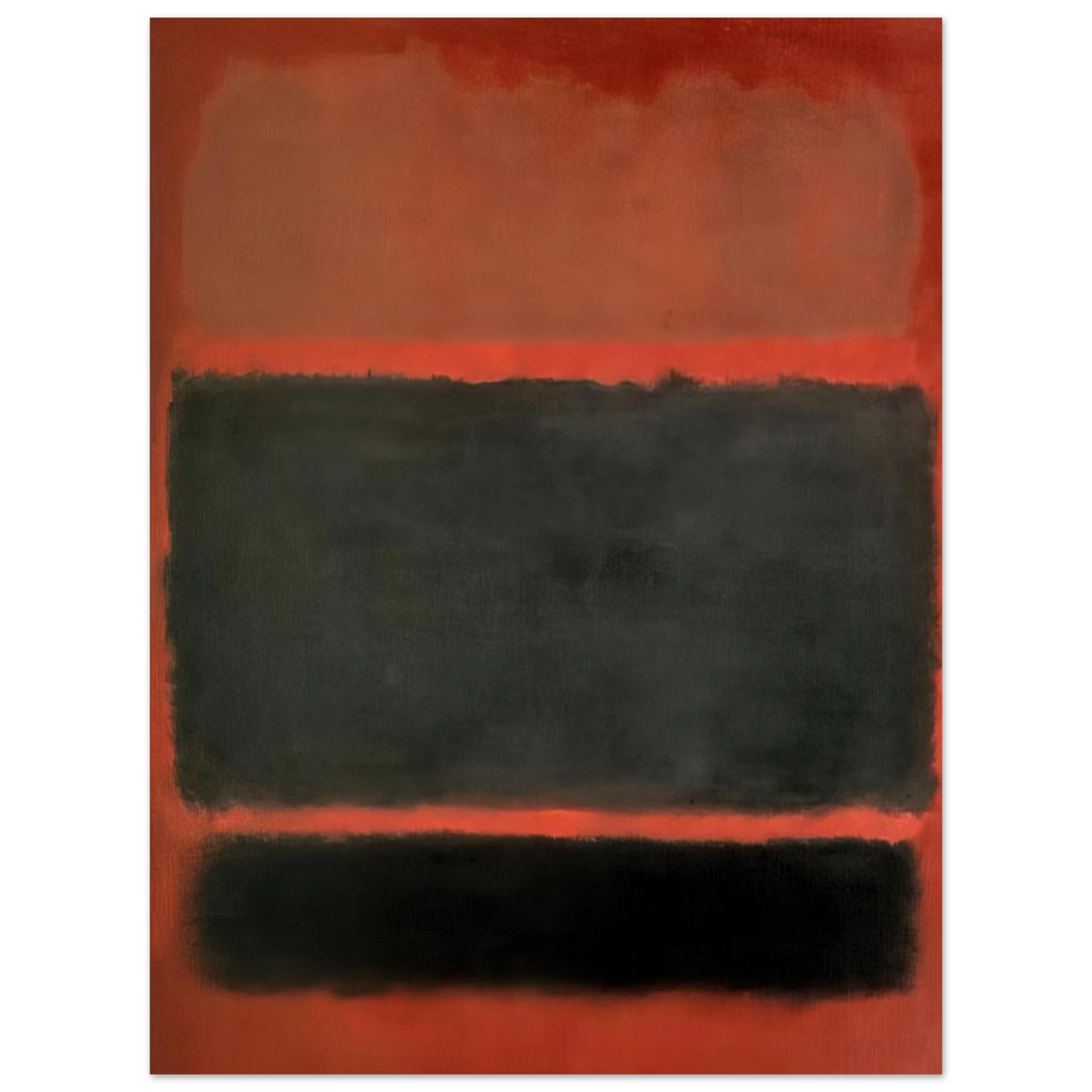 Mark Rothko - No.20 - 1957 Wall Art - 21x29.7 cm / 8x12" - Fine Art Poster - -