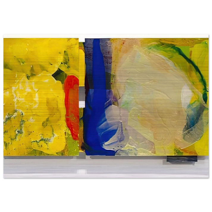 Fog Light - Sam Gilliam Brushed Aluminum Print - 70x100 cm / 28x40 inches | Sam Gilliam Aluminum Print | Sam Gilliam Prints