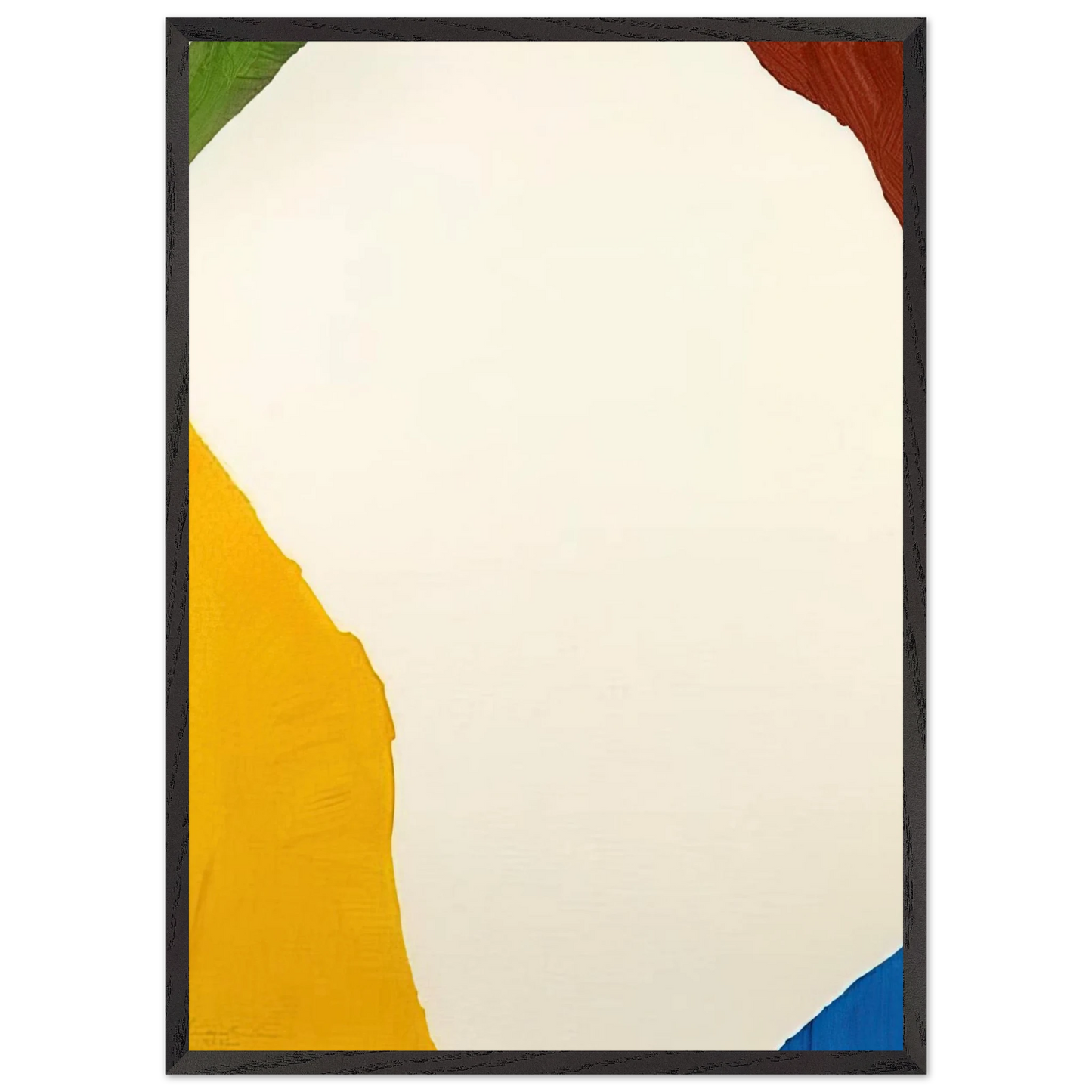 Helen Frankenthaler - Wind Directions - 1970 Wall art - 45x60 cm / 18x24 inches - Premium Wooden Framed Poster With Fine Art Paper - Wood frame