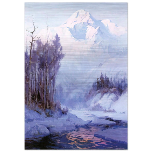 The Breakup - Romanticism - Sydney Laurence Brushed Aluminum Print - 70x100 cm / 28x40 inches | Sydney Laurence Aluminum Print | Sydney Laurence Prints