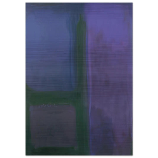 AFTERNOON 1971 - Esteban Vicente Brushed Aluminum Print - 70x100 cm / 28x40 inches | Esteban Vicente Aluminum Print | Esteban Vicente Prints