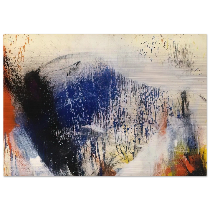 Untitled - 1960 - Norman Bluhm Brushed Aluminum Print - 70x100 cm / 28x40 inches | Norman Bluhm Aluminum Print | Norman Bluhm Prints