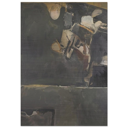 Berkeley #20 - Richard Diebenkorn Brushed Aluminum Print - 70x100 cm / 28x40 inches | Richard Diebenkorn Aluminum Print | Richard Diebenkorn Prints