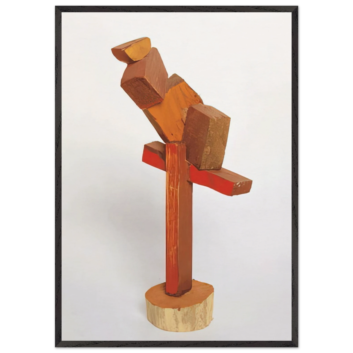 DIVERTIMENTO 1997 - Esteban Vicente Framed Art Print – Black Wooden Frame - Default Title - -Framed Art Print