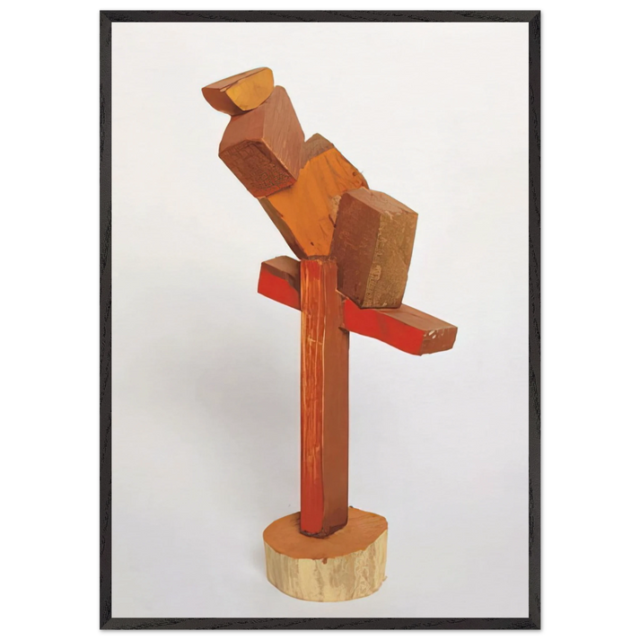 DIVERTIMENTO 1997 - Esteban Vicente 70x100 cm / 28x40 inches Framed Art Print – Black Wooden Frame