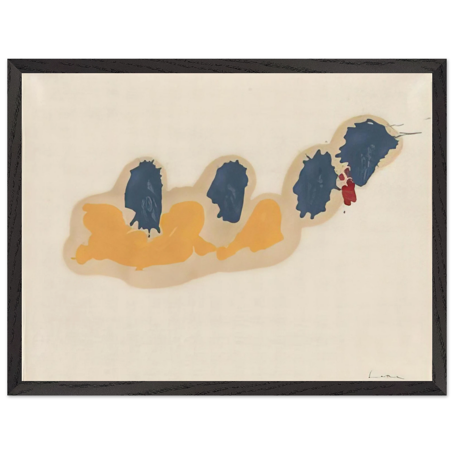 Helen Frankenthaler - April IV - 1960 Wall art - 50x70 cm / 20x28 inches - Fine Art Poster - -