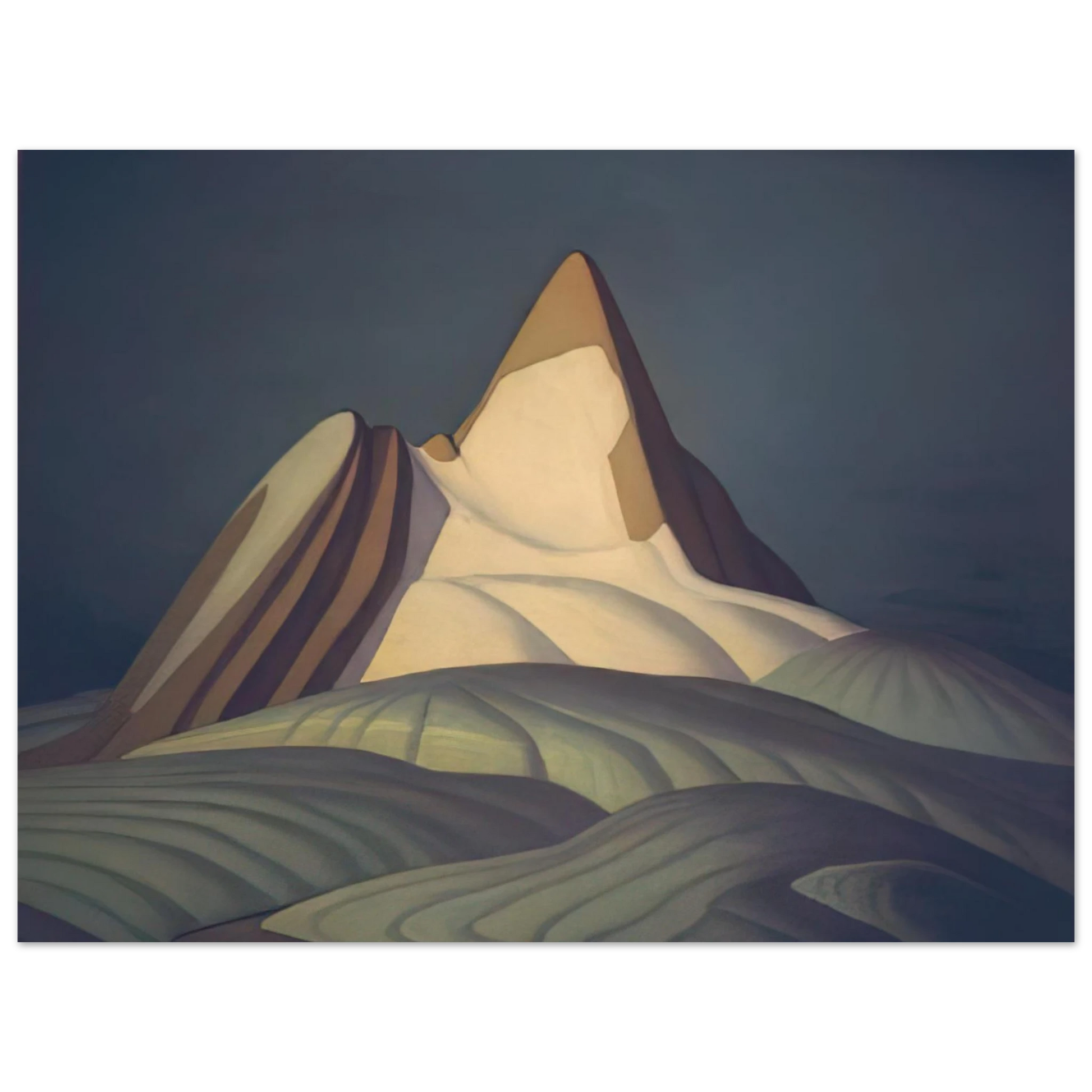 Lawren Harris - Isolation Peak, Rocky Mountains - 1930 Fine Art Poster - Default Title