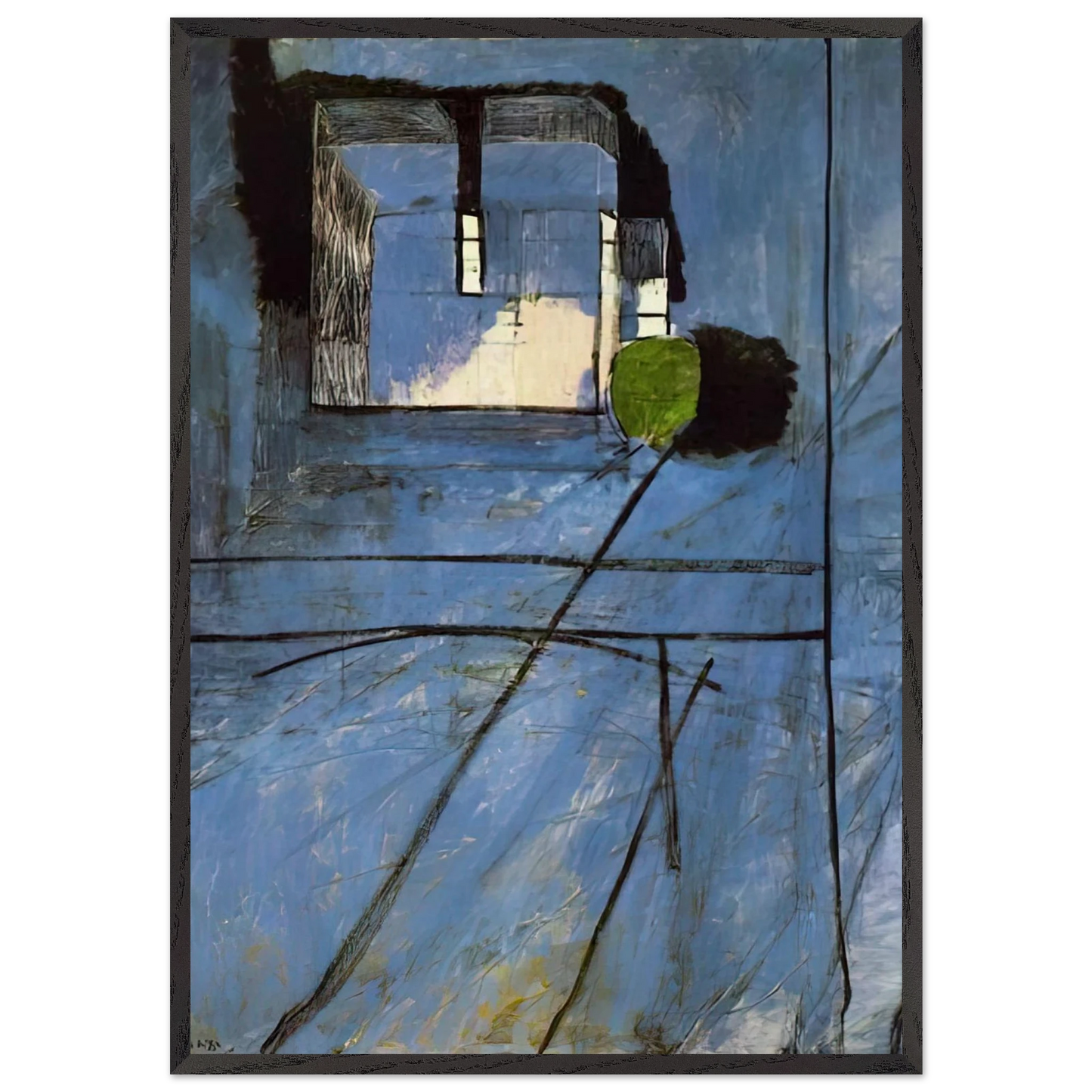 VIEW OF NOTRE DAME 1914 - Henri Matisse Framed Art Print – Black Wooden Frame - Default Title - -Framed Art Print