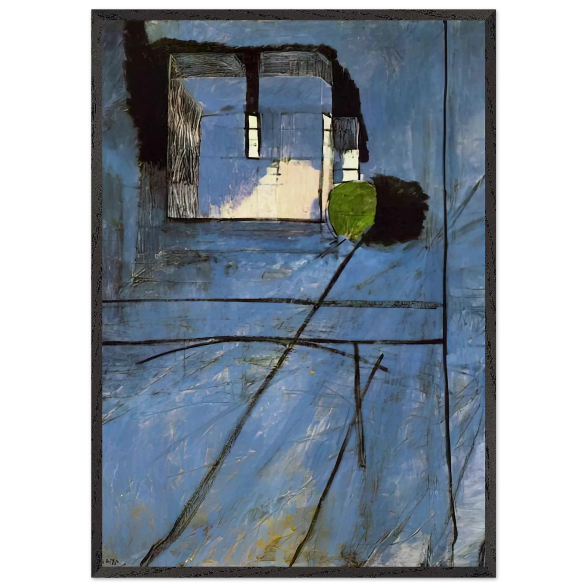 VIEW OF NOTRE DAME 1914 - Henri Matisse Framed Art Print – Black Wooden Frame - Default Title - -Framed Art Print