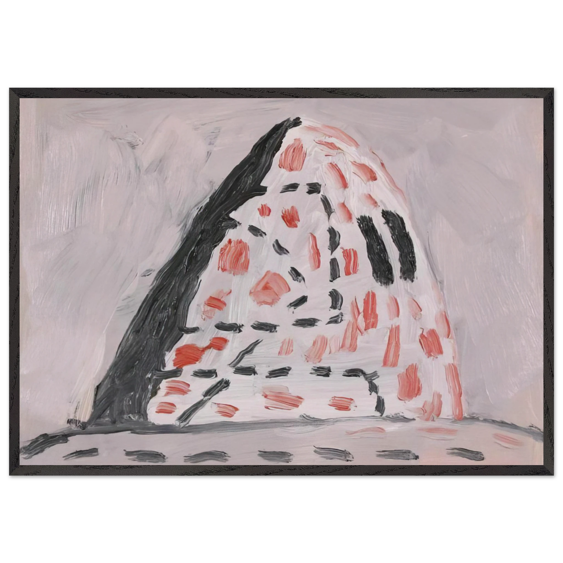 Untitled 2 N5 - Philip Guston Framed Art Print – Black Wooden Frame - Default Title - -Framed Art Print