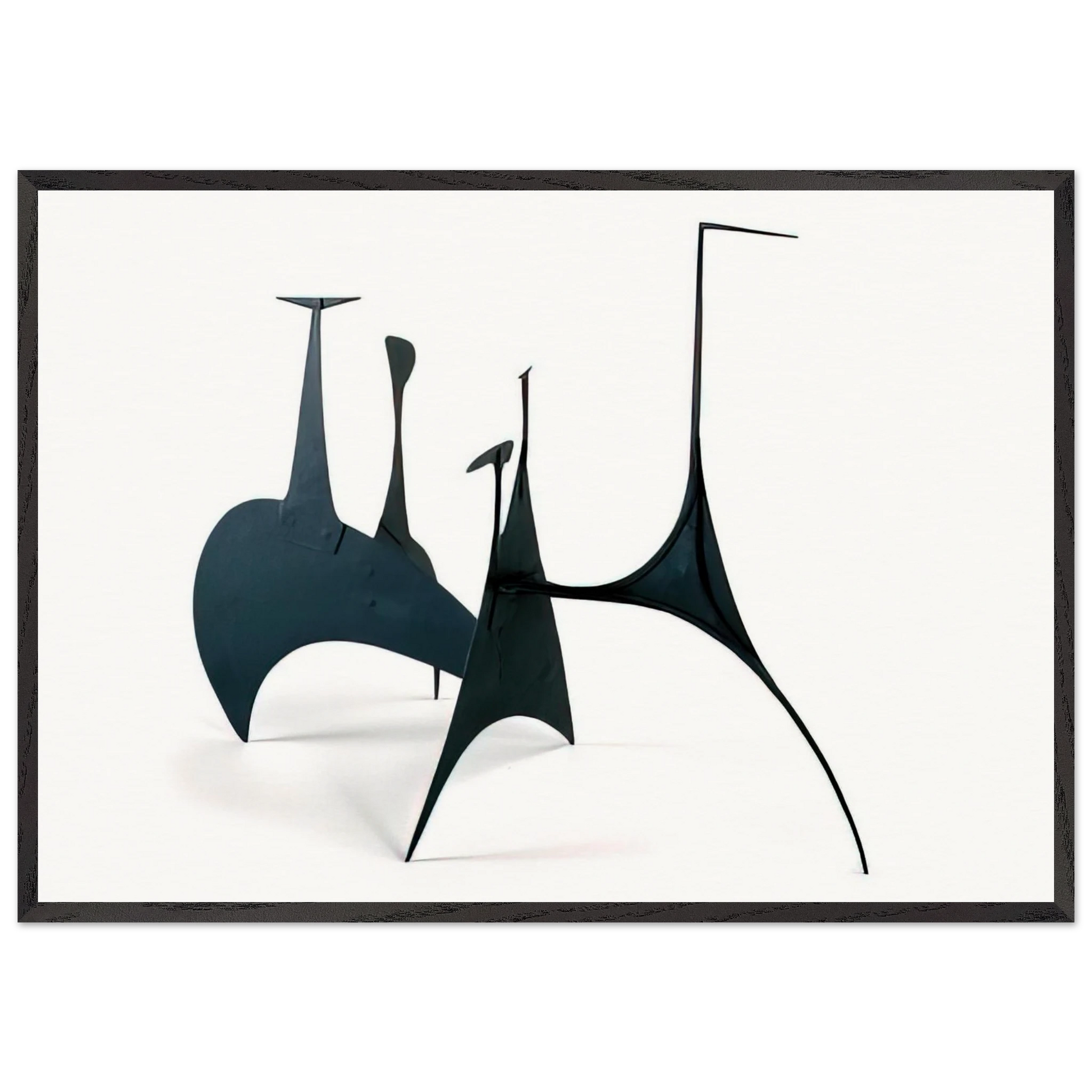 SPINY MAQUETTE 1939 - Alexander Calder Framed Art Print – Black Wooden Frame - Default Title - -Framed Art Print
