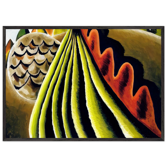 Fields of Grain as Seen from Train - 1931 - Arthur Dove Framed Art Print – Black Wooden Frame - Default Title - -Framed Art Print