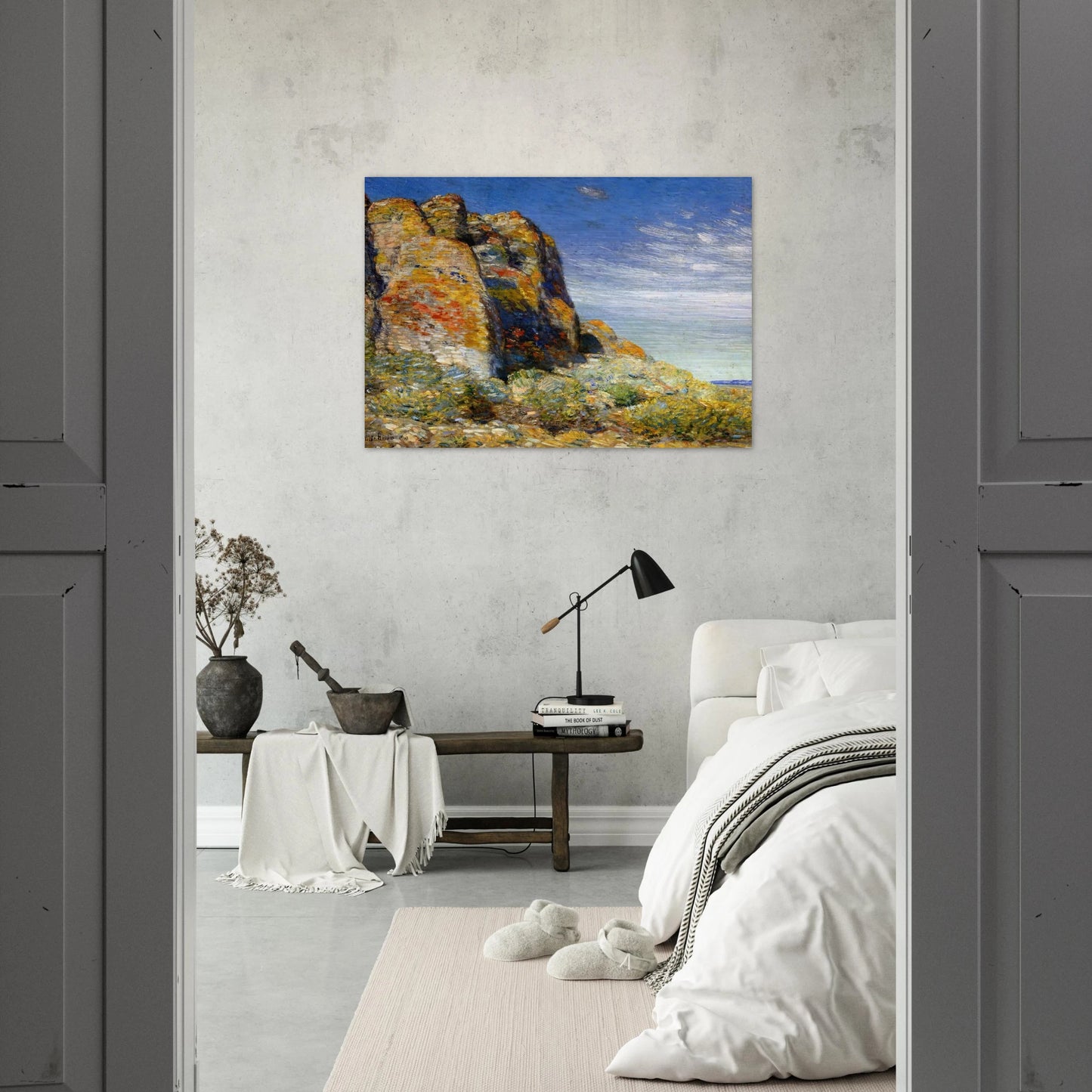 Harney Desert 02 - Childe Hassam Brushed Aluminum Print - 70x100 cm / 28x40 inches | Childe Hassam Aluminum Print | Childe Hassam Prints