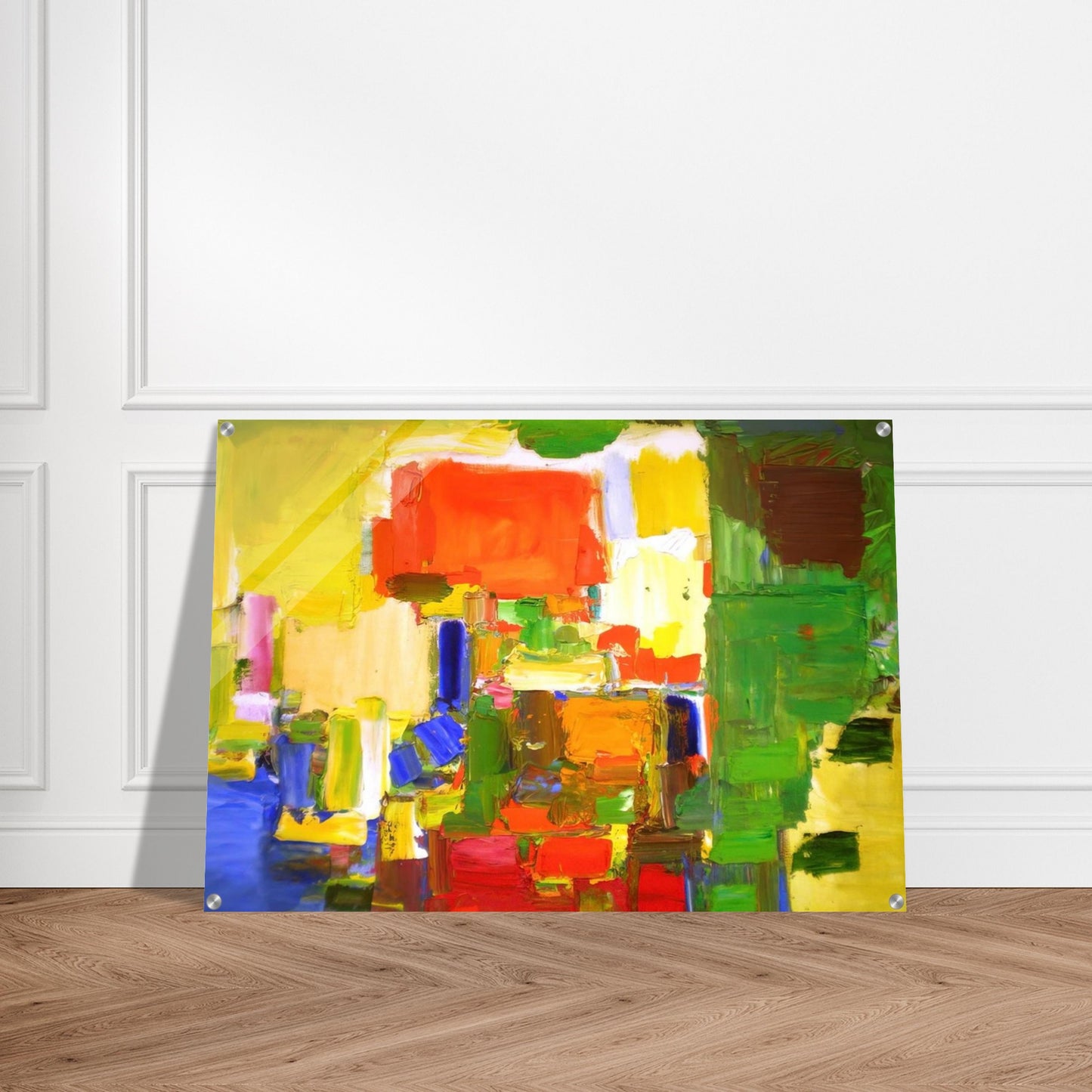August Light - Hans Hofmann Acrylic Print - 70x100 cm / 28x40″ inches | Hans Hofmann Wall Art | Hans Hofmann Prints