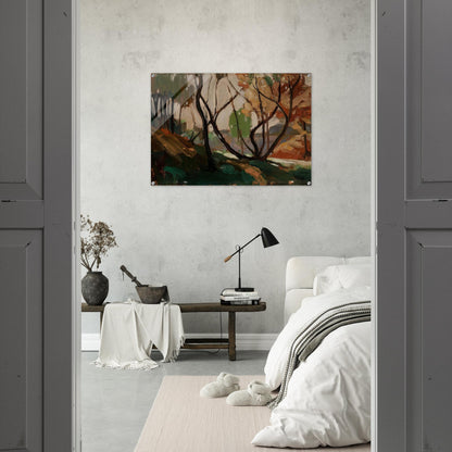 SKETCH FOR OPULENT OCTOBER 1915 - Tom Thomson Acrylic Print - 70x100 cm / 28x40″ inches | Tom Thomson Wall Art | Tom Thomson Prints