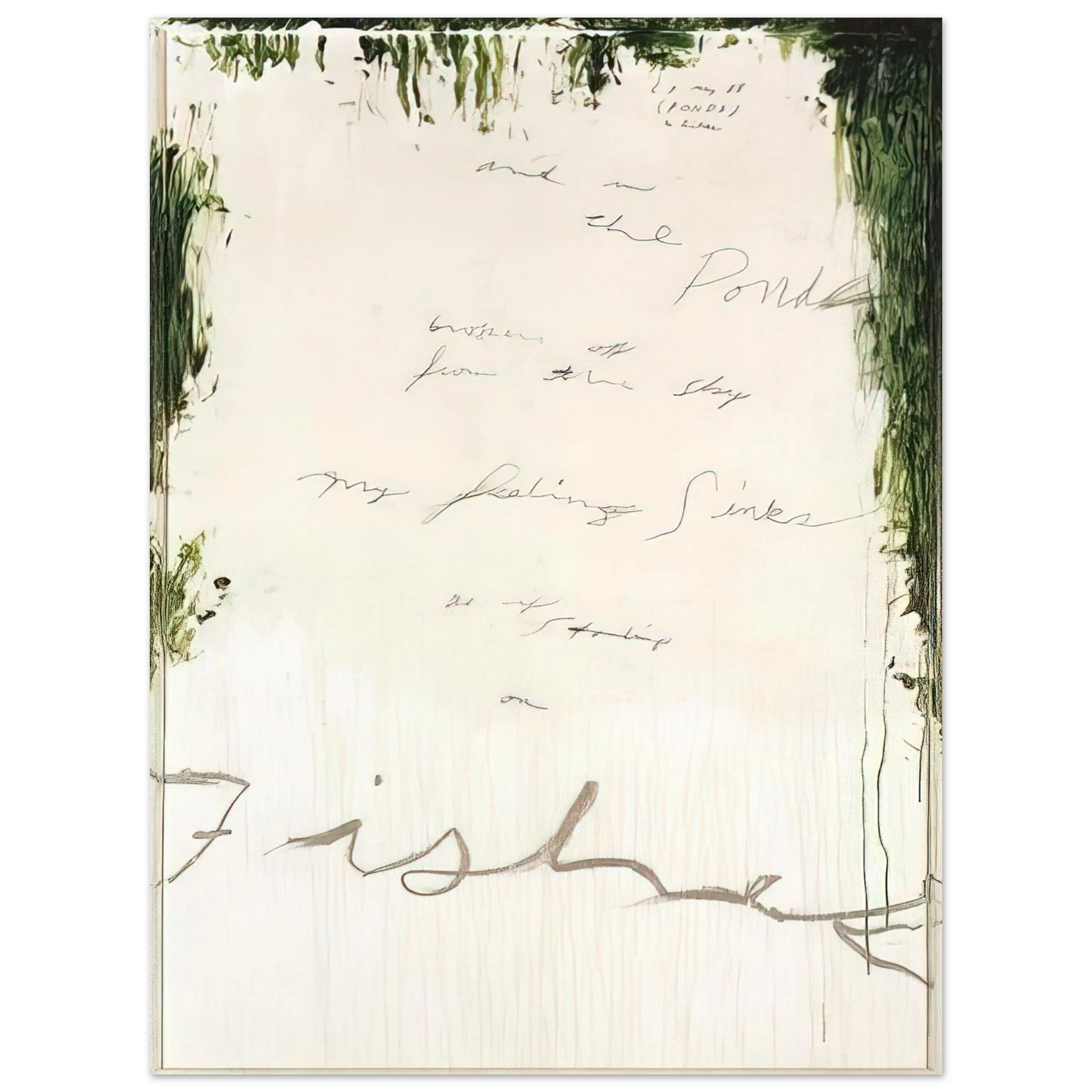 Cy Twombly - Untitled Part I Fine Art Poster - Default Title