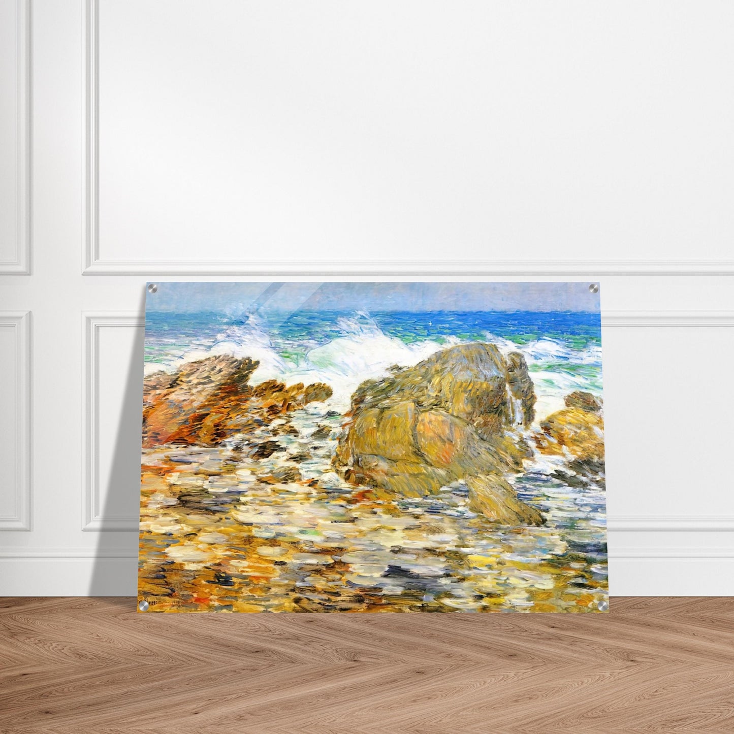 Surf, Appledore - Childe Hassam Acrylic Print - 70x100 cm / 28x40″ inches