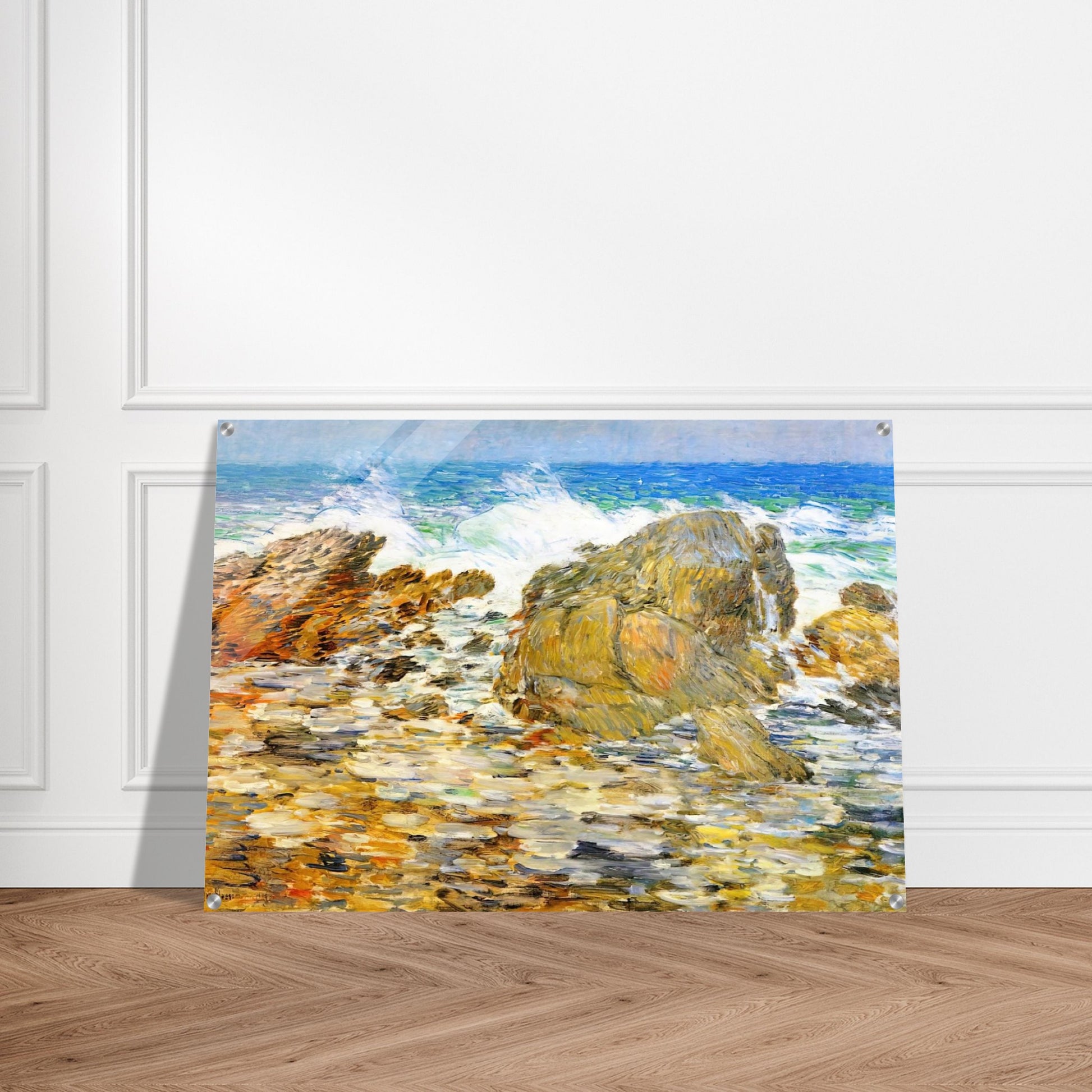 Surf, Appledore - Childe Hassam Acrylic Print - 70x100 cm / 28x40″ inches