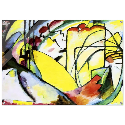 IMPROVISATION 10 1910 - Wassily Kandinsky Acrylic Print - 70x100 cm / 28x40″ inches