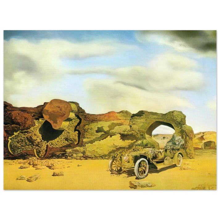 Salvador Dali - PARANOIAC CRITICAL SOLITUDE 1935  75x100 cm / 30x40inches Fine Art Poster
