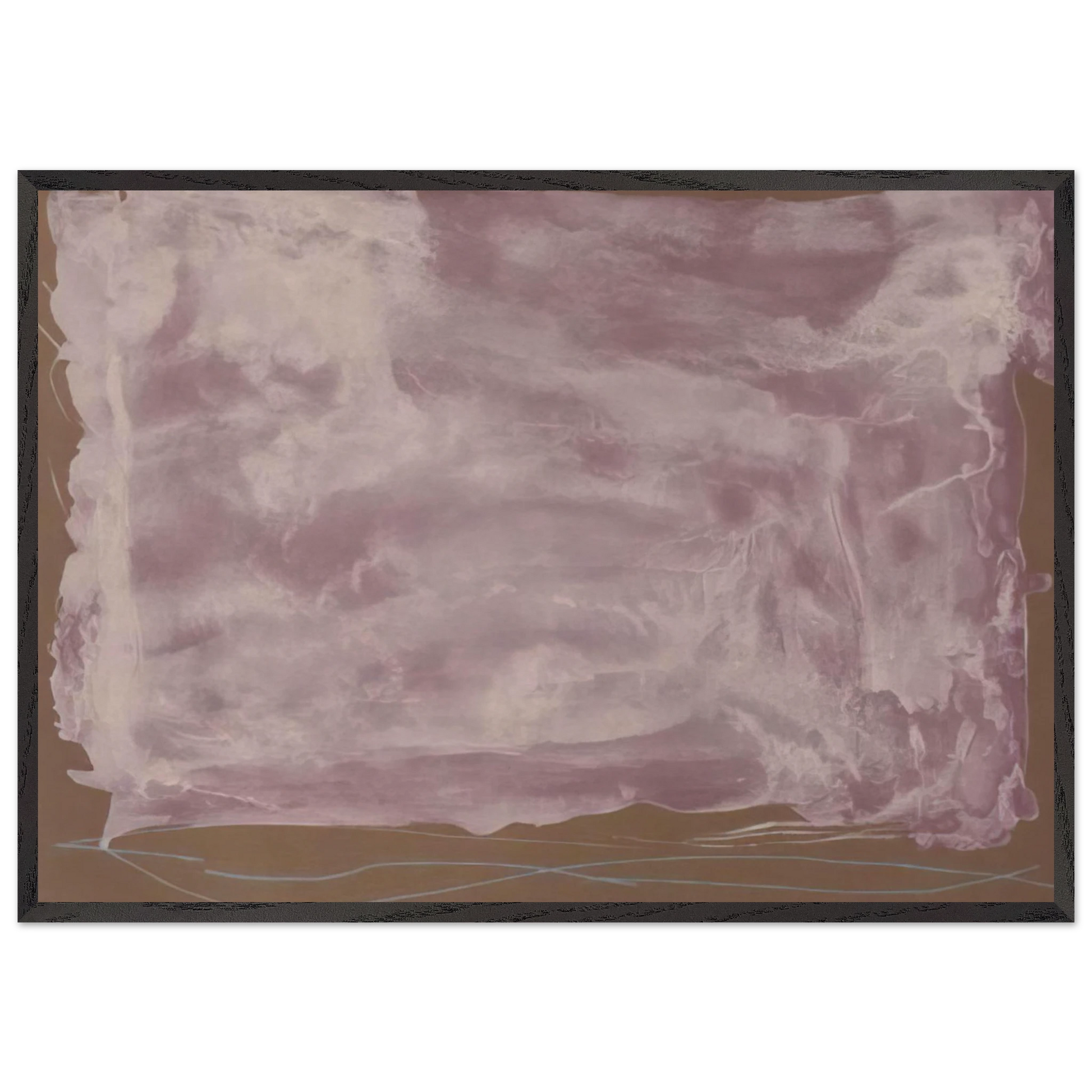 Soho Dreams - 1987 - Helen Frankenthaler Framed Art Print – Black Wooden Frame - Default Title - -Framed Art Print