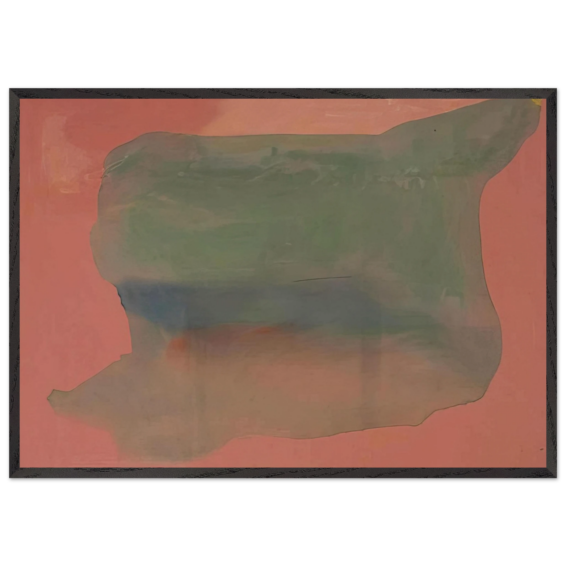 Yearning - 1973 - Helen Frankenthaler Framed Art Print – Black Wooden Frame - Default Title - -Framed Art Print