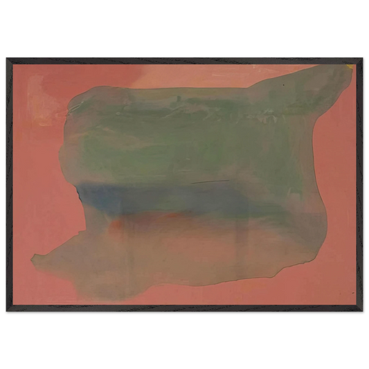 Yearning - 1973 - Helen Frankenthaler Framed Art Print – Black Wooden Frame - Default Title - -Framed Art Print