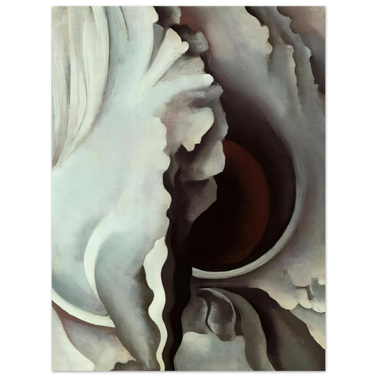 Georgia O'Keeffe - Black Iris Fine Art Poster - 13x18 cm / 5x7 inches