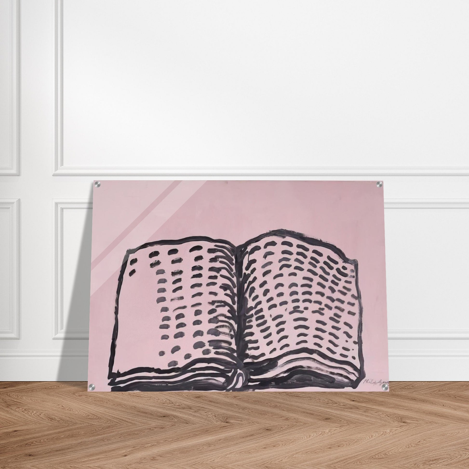 UNTITLED BOOK - Philip Guston Acrylic Print - 70x100 cm / 28x40″ inches