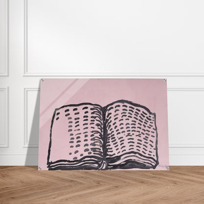 UNTITLED BOOK - Philip Guston Acrylic Print - 70x100 cm / 28x40″ inches