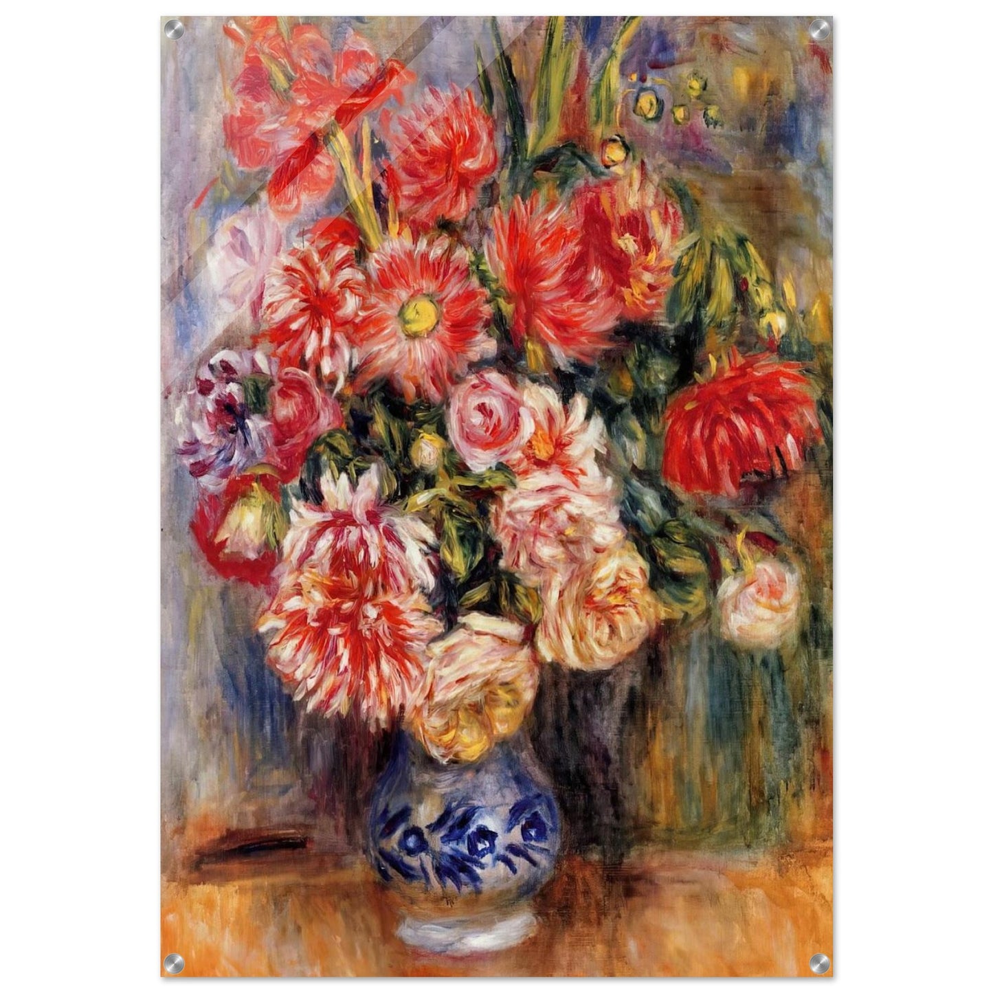 Bouquet - Pierre-Auguste Renoir Acrylic Print - 70x100 cm / 28x40″ inches