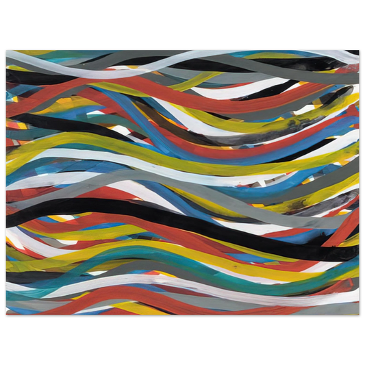 Sol LeWitt - Untitled Ribbons Fine Art Poster - Default Title
