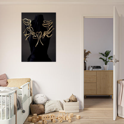 HARPS AND HEART 1937 - Alexander Calder Brushed Aluminum Print - 70x100 cm / 28x40 inches | Alexander Calder Aluminum Print | Alexander Calder Prints