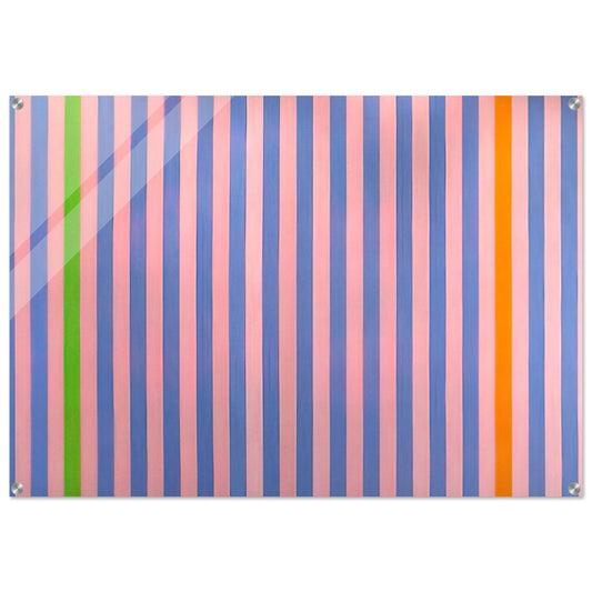 Sweet Score-Skylark - 1960 - Gene Davis Acrylic Print - 70x100 cm / 28x40″ inches