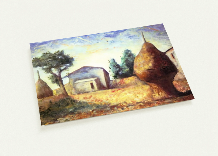 PAGLIAI 1929 By Carlo Carra Pack of 10 Post Cards | Carlo Carra Post Cards | A6 (10.5 x 14.8 cm) - 4.1 x 5.8 inches