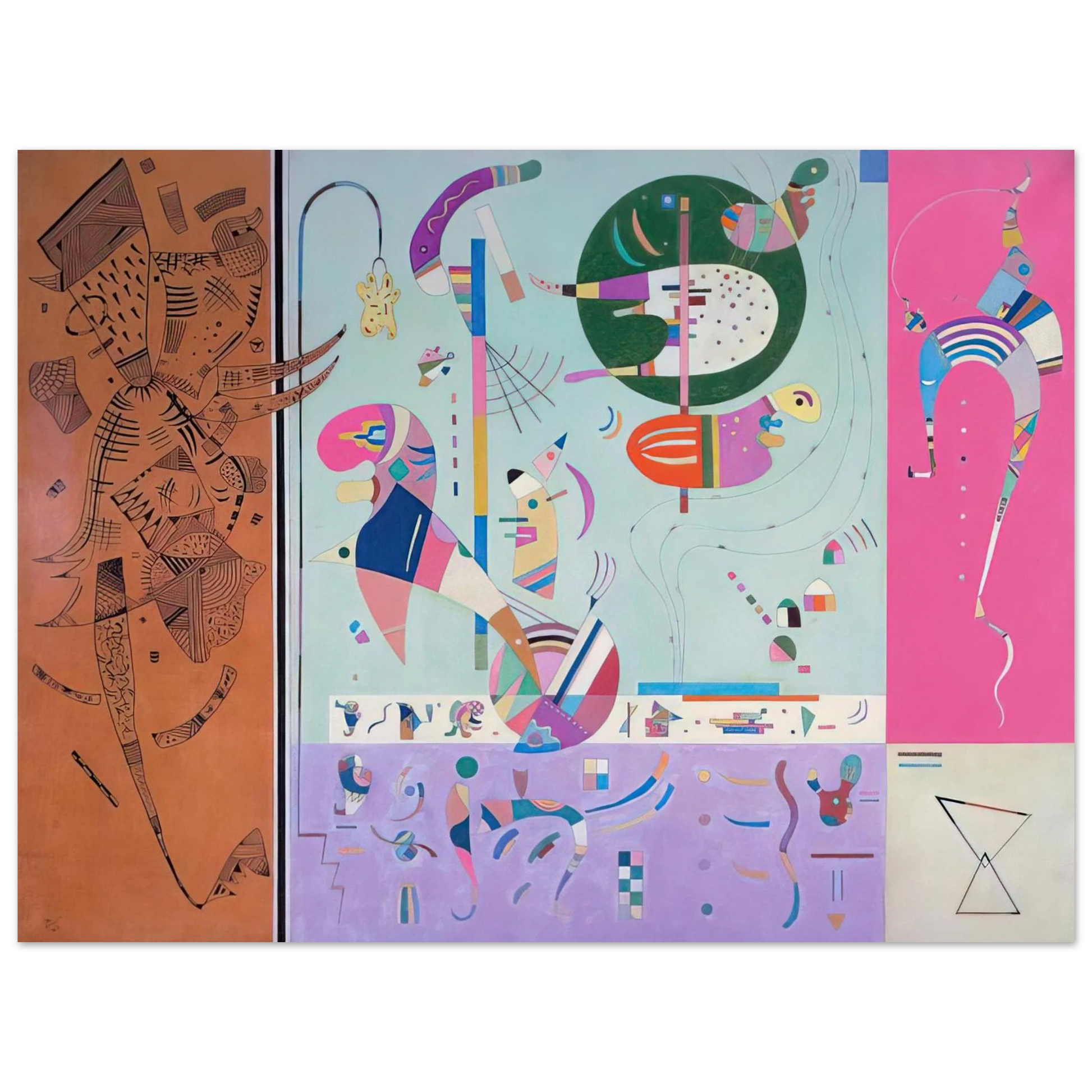 Wassily Kandinsky - VARIOUS PARTS 1940 Fine Art Poster - Default Title