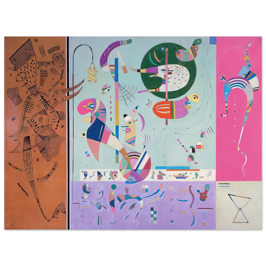 Wassily Kandinsky - VARIOUS PARTS 1940 Fine Art Poster - Default Title