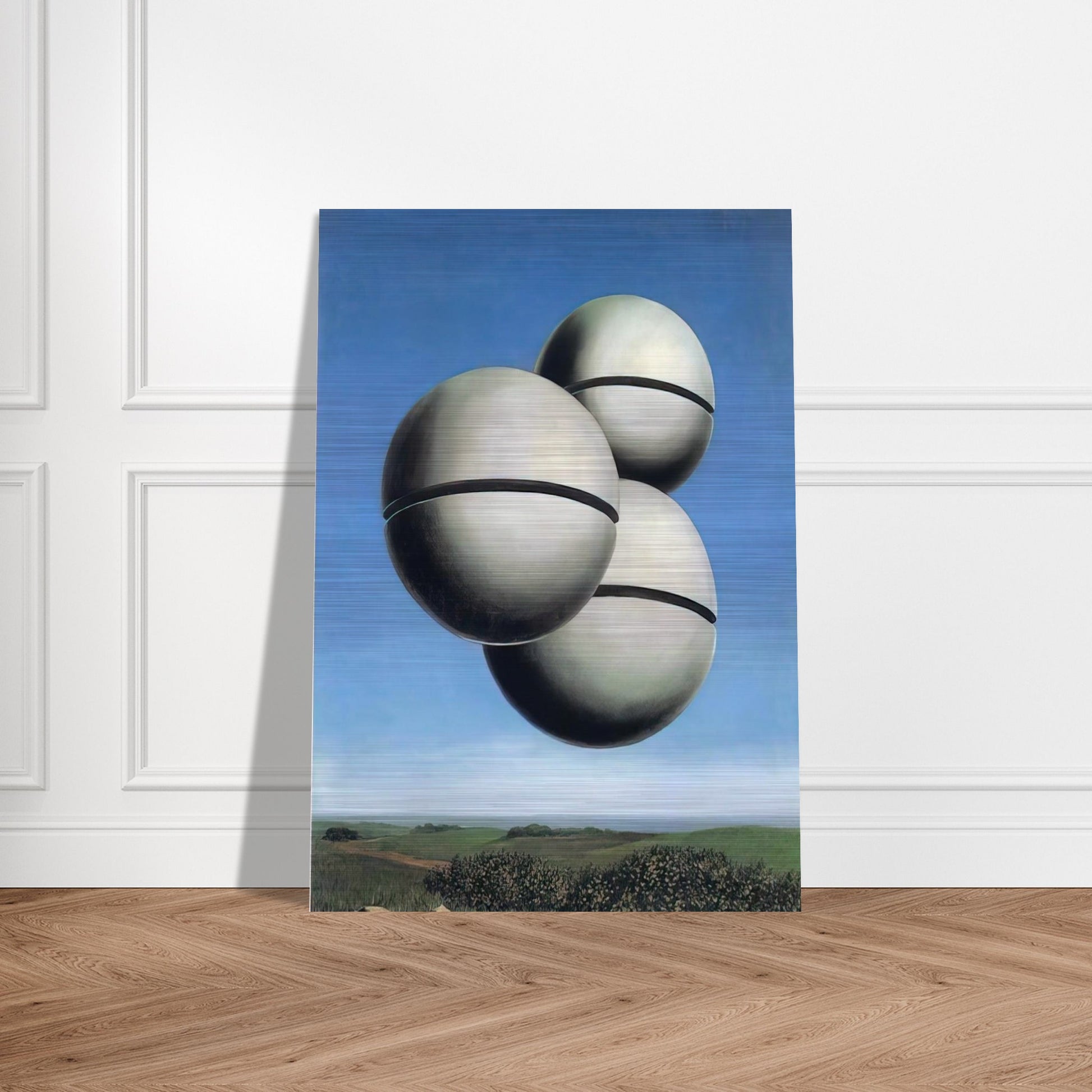 THE VOICE OF SPACE 1928 - Rene Magritte Brushed Aluminum Print - 70x100 cm / 28x40 inches | Rene Magritte Aluminum Print | Rene Magritte Prints