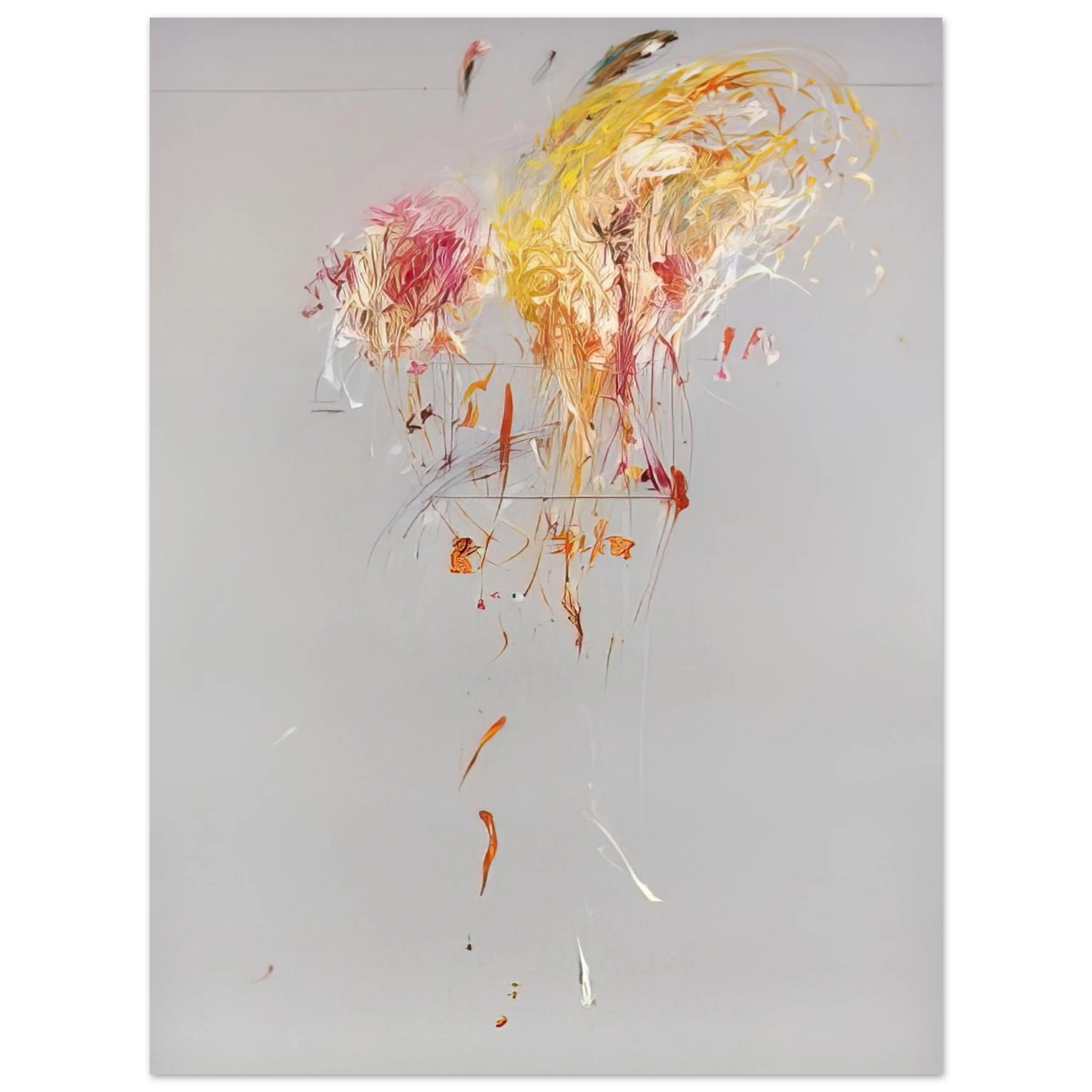 Cy Twombly - Nine Discourses on Commodus, Part IX Fine Art Poster - Default Title