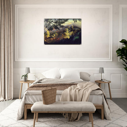 Paradise - Eyvind Earle Acrylic Print - 70x100 cm / 28x40″ inches | Eyvind Earle Wall Art | Eyvind Earle Prints