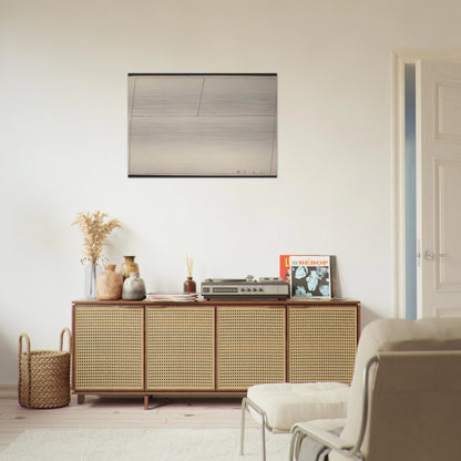 Twentieth Century Ikon Series 8.8.67 IX - 1967 - Bob Law Brushed Aluminum Print - 70x100 cm / 28x40 inches | Bob Law Aluminum Print | Bob Law Prints